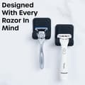 Miniatyrbillede 2 af 5: INF Silikone Barberkniv Holder Krog til Mænd - 2 Pakke