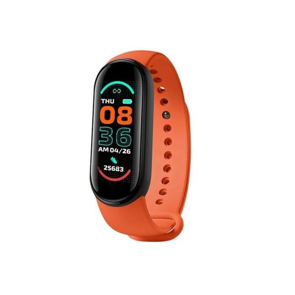 M6 Smartwatch för män och kvinnor, sportarmband, blodtrycks- och pulsmätare TAMIS - KYS08365