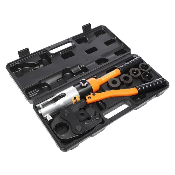 Hydrauliske Rørklemmetænger, 10T Maksimal Klemmetryk, Ergonomisk Greb, Kompakt Værktøjskasse,M