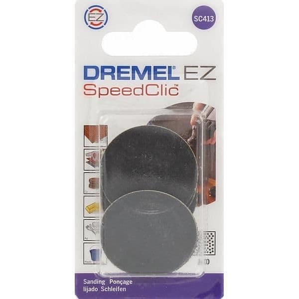 Set med 6 DREMEL S413 finslipskivor (EZ Speedclic, Grit 240, Diameter 30mm)