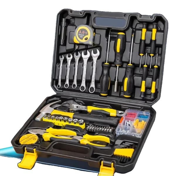 Husholdningsværktøjssæt, Multifunktionel værktøjskasse, Ergonomisk design,88PCS