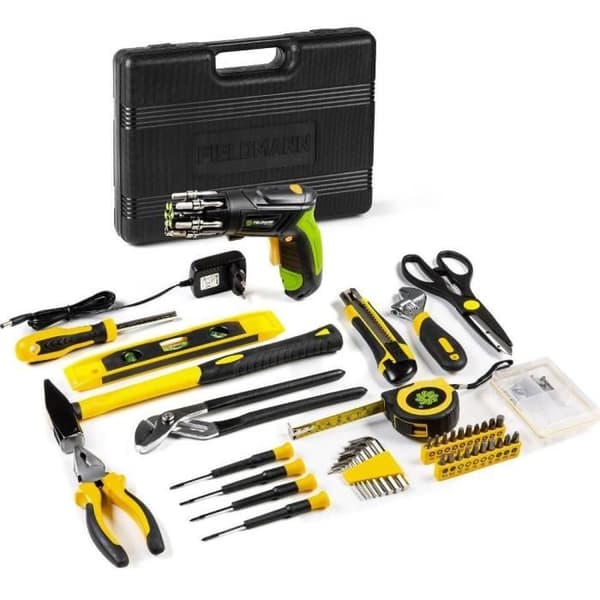 Verktygssats med batteridriven skruvmejsel - Fieldmann - FDG 5018-108AR