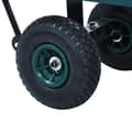 Miniatyrbild 8 av 11: vidaXL Trädgårdsvagn grön 350 kg