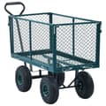 Miniatyrbild 2 av 11: vidaXL Trädgårdsvagn grön 350 kg