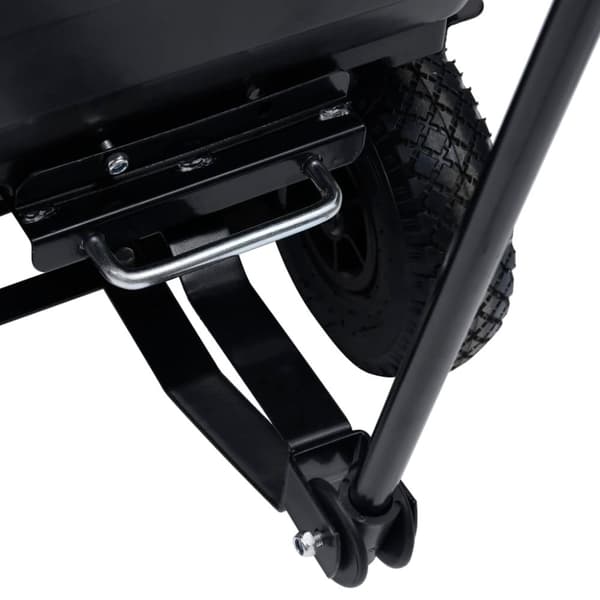 vidaXL Hagetralle 300 kg 75L svart