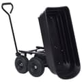 Miniatyrbilde 10 av 11: vidaXL Hagetralle 300 kg 75L svart