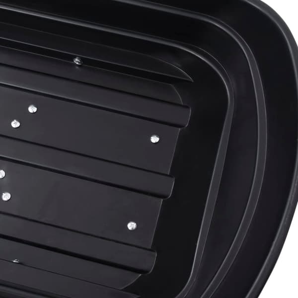 vidaXL havevogn med vippelad 300 kg 75 l sort