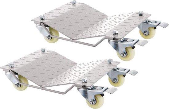 Transporthjul - Dexters Wiel Dollies | 4 hjul Bilreparation Vagn / dolly | 2 stycken