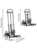 Miniatyrbild 4 av 4: 210kg last tung hopfällbar trappklättervagn, hållbar konstruktion, stabil drift, ergonomisk design, lätt att använda och förvara, bred applikationer