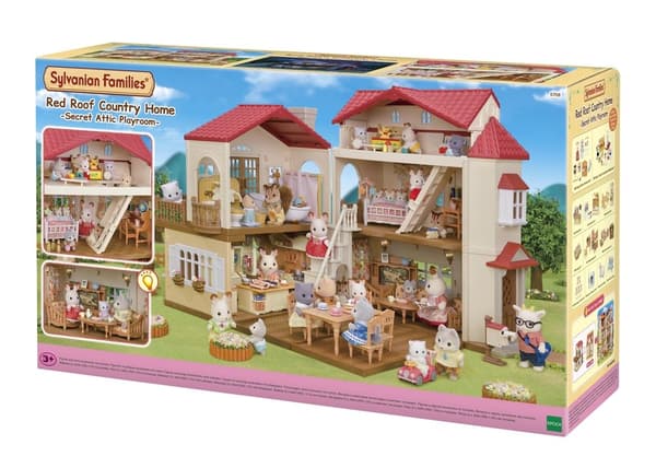 Sylvanian Families Village House with Red Roof | 5708SYL | Plastic