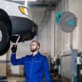 Miniatyrbild 3 av 4: Verkstadspall - XMTECH - 2 i 1 - Med 360° hjul - Garagevagn - Mekanikersäte
