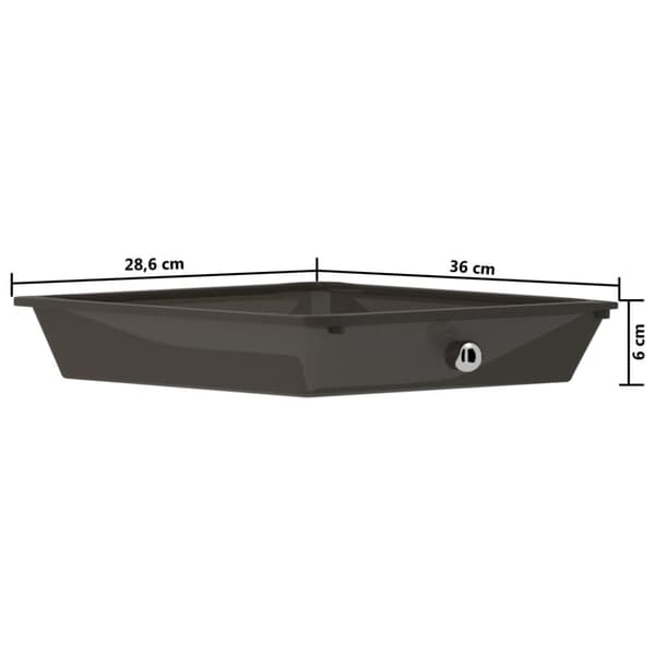 vidaXL Förvaringsvagn XXL 15 lådor svart plast -  Dollies & vagnar