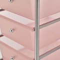 Miniatyrbillede 7 af 10: Sækkevogne og pakkevogne - Living rullebord med 4 skuffer plastik pink