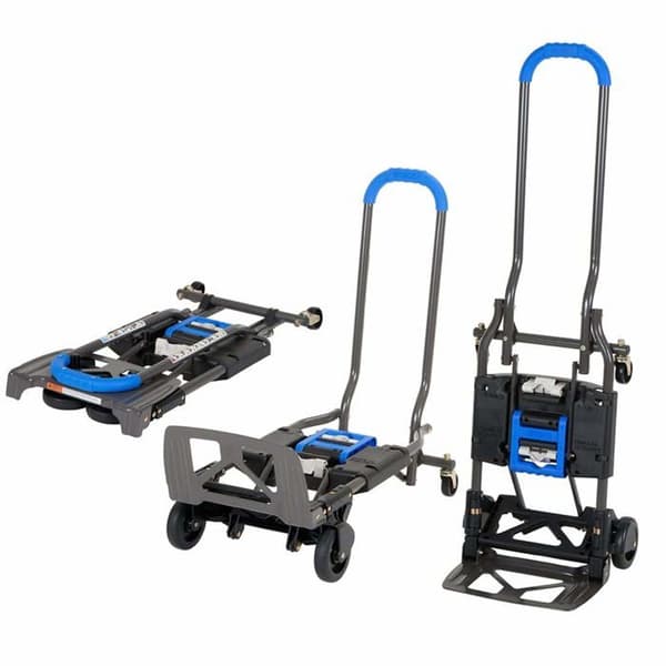 Cosco Handtruck - 12222BG1UE - Vagnbelastning 135 kg Multi-Position Folding Hand Truck (blå)