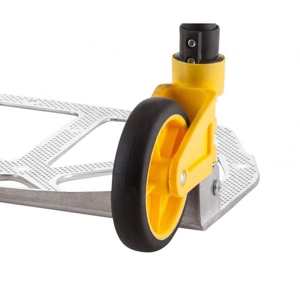 Handtruck - Kapacitet 60 Kg - Aluminium - Fällbar - Fällbart handtag - Gummihjul