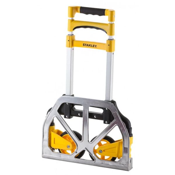 Handtruck - Kapacitet 60 Kg - Aluminium - Fällbar - Fällbart handtag - Gummihjul