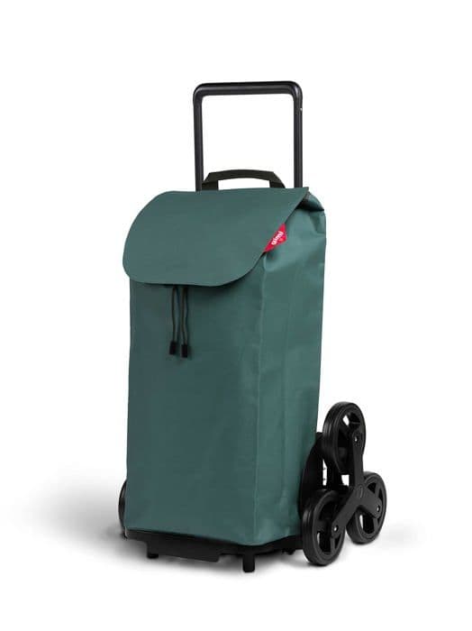 Diable Gimi - 168423 - Tris Urban Shoppingvagn med 6 hjul 100 % polyestergrön 44,1 x 50,7 x 95,6 cm Large