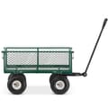 Miniatyrbillede 6 af 9: HIGHER Foldbar Transportvogn - 450 kg kapacitet, grøn, til tunge opgaver