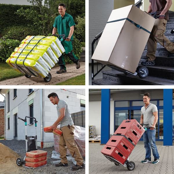 Professionell hopfällbar handtruck - wolfcraft - Max 200 kg - TS 1500 - 5525000