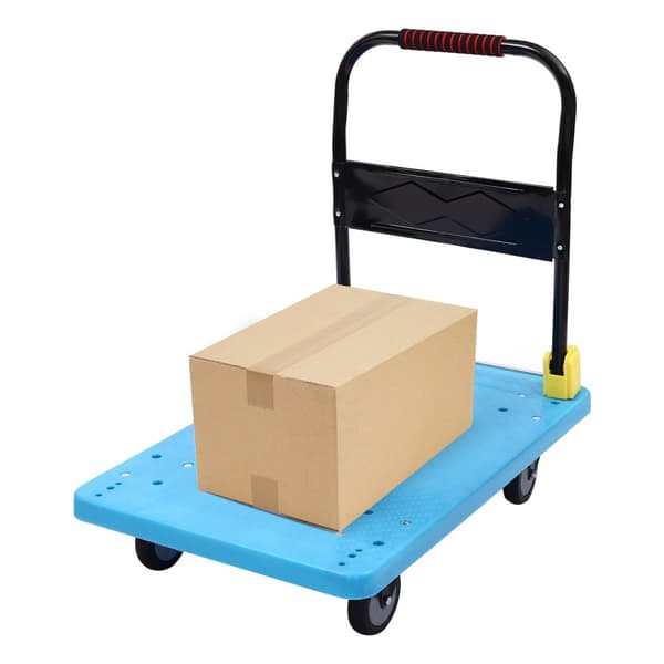 Fällbar Handtruck, 400 kg Lastkapacitet, Robust Konstruktion, Smidig Rörlighet