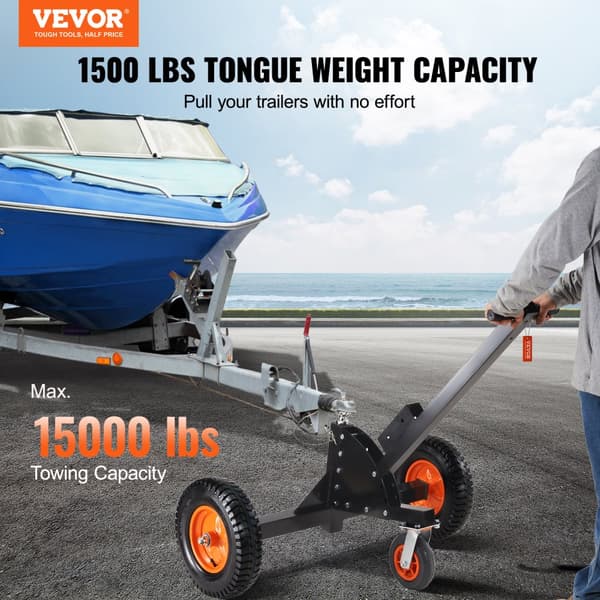 Trailer Dolly, Heavy-Duty 1500 lbs kapacitet, Justerbar højde 23,6-35,4 tommer,1500 lbs