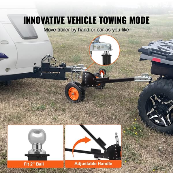 Trailer Dolly, Heavy-Duty 1500 lbs kapacitet, Justerbar højde 23,6-35,4 tommer,1500 lbs