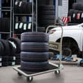 Miniatyrbillede 9 af 11: Platformsvogn 150 kg sort-creme