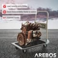 Miniatyrbillede 5 af 11: Platformsvogn 300 kg sort-creme