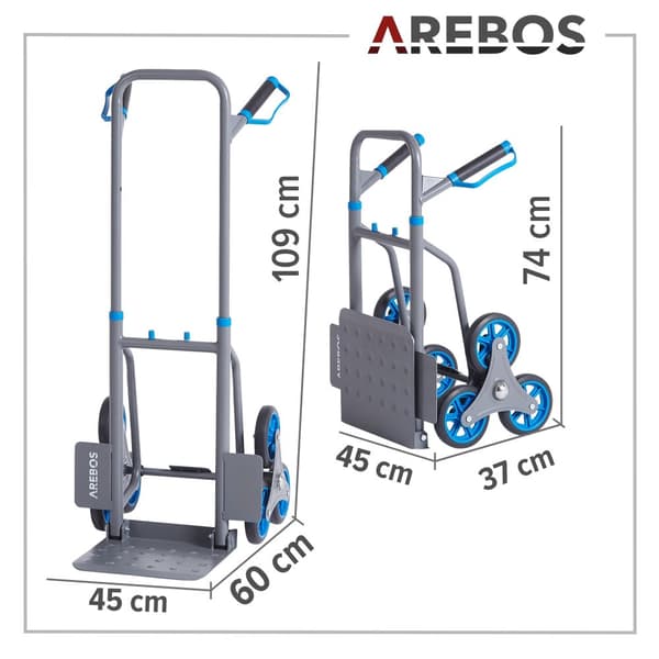 Trappevogn 150 kg Antracit