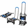 Miniatyrbild 1 av 4: Cosco Handtruck - 12222BG1UE - Vagnbelastning 135 kg Multi-Position Folding Hand Truck (blå)