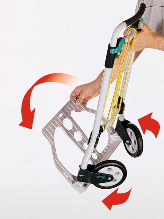 Kompakt och lätt hopfällbar handtruck - wolfcraft - Max. 70 kg - TS 600 - 5505000