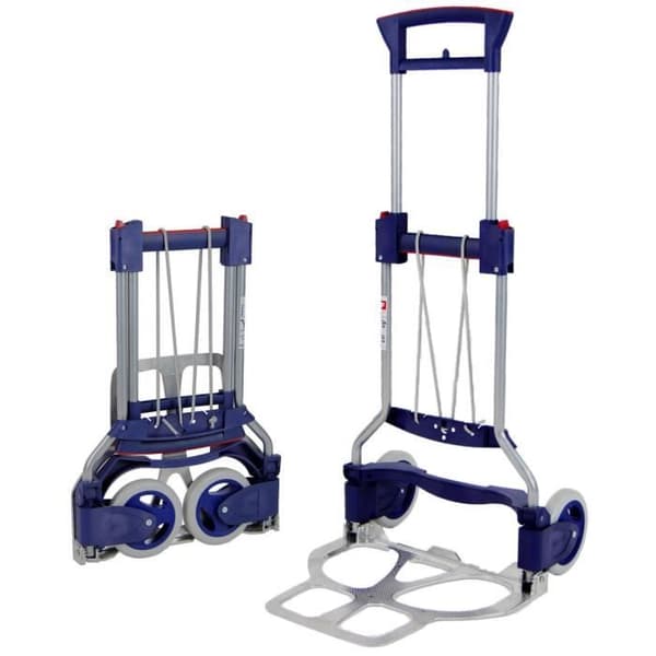 Fällbar vagn - ruxxac - Business XL - Kapacitet 125 kg - Färg Blå - 1 styck
