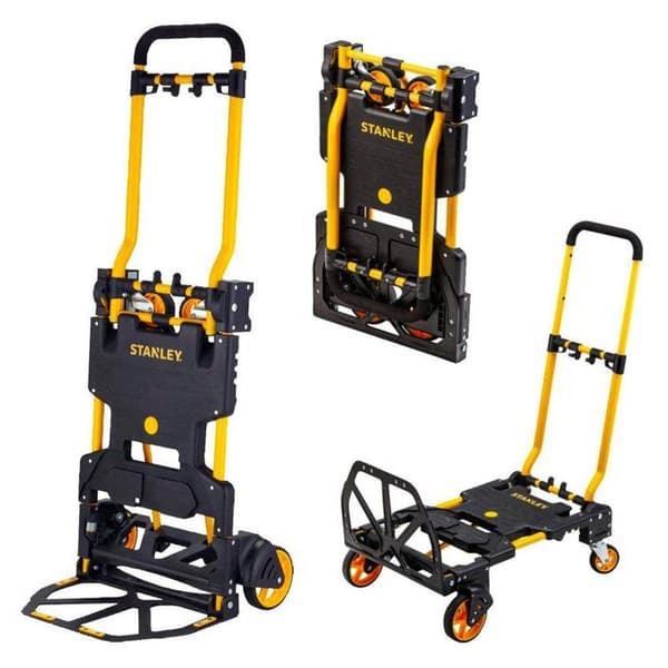 Stanley - Fällbar handtruck 2 i 1 - Kapacitet 137 kg