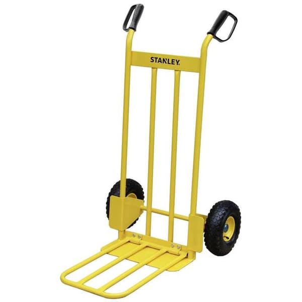 STANLEY 177535 - Professionell handtruck - Maxlast 200 kg - 100% stål - Gul och Svart