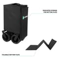 Miniatyrbillede 6 af 7: VONROC Trækvogn - XL - Vogn – Foldbar  – 80 kg Kapacitet – 200 l | Sort