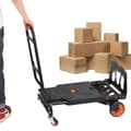 Miniatyrbillede 1 af 4: Bærbar Fladbed Trailer, Heavy-Duty Kapacitet, Alsidigt Design, Kompakt Opbevaring