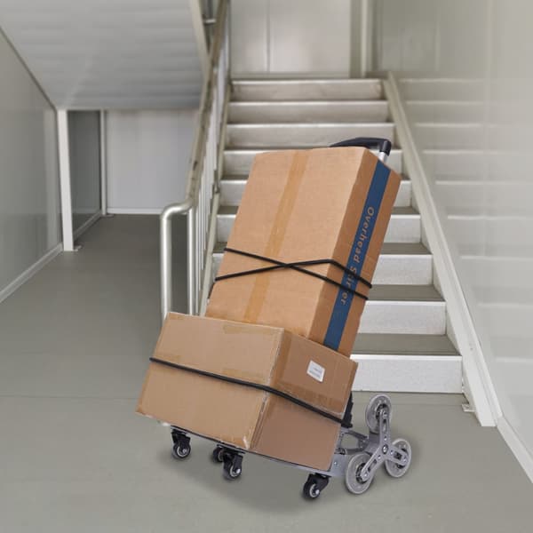 Trappeklatrer, aluminiumsramme, 3-højdejustering, vandtæt canvas taske,sort