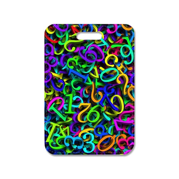 MatematikSiffror Väskhänge,Handväska Charm