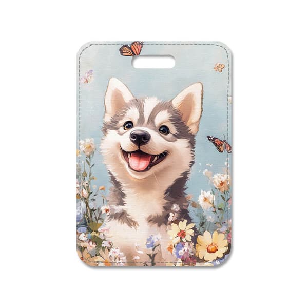 Børne Tegneserie Siberian Husky Hund Taske Dekorations Vedhæng