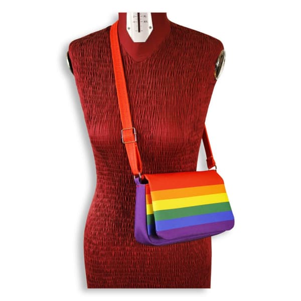 Regnbue LGBT lille taske til kvinder