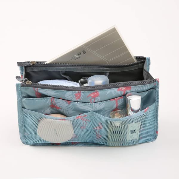 Laukku laukussa Käsilaukku insertti Laukku insert Flamingo Dark Blue