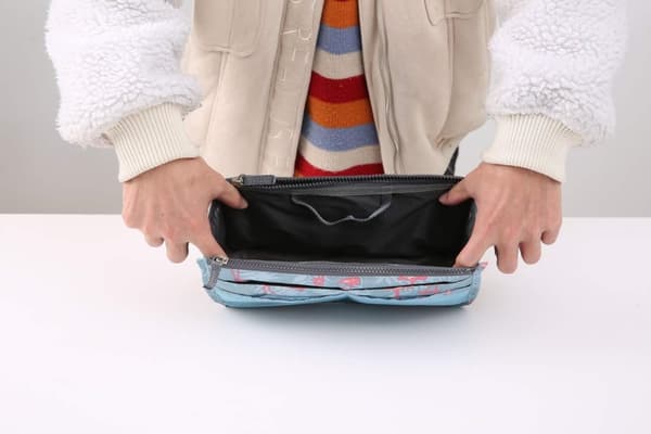 Laukku laukussa Käsilaukku insertti Laukku insert Flamingo Dark Blue
