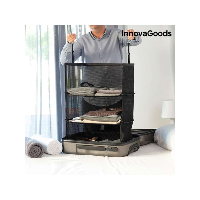 InnovaGoods Hopfällbara Hyllor till Resväskor