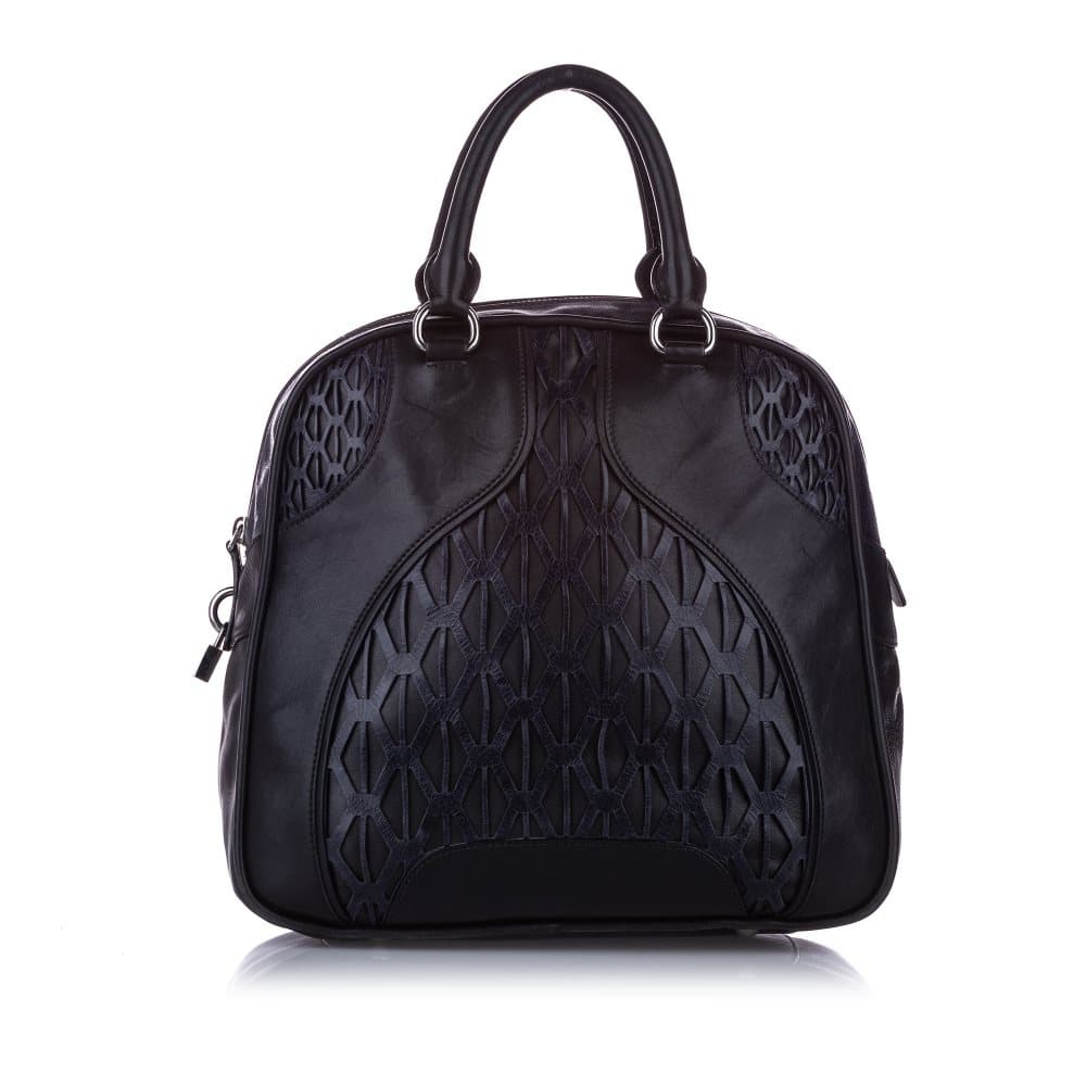Miu Miu Leather Handbag Black