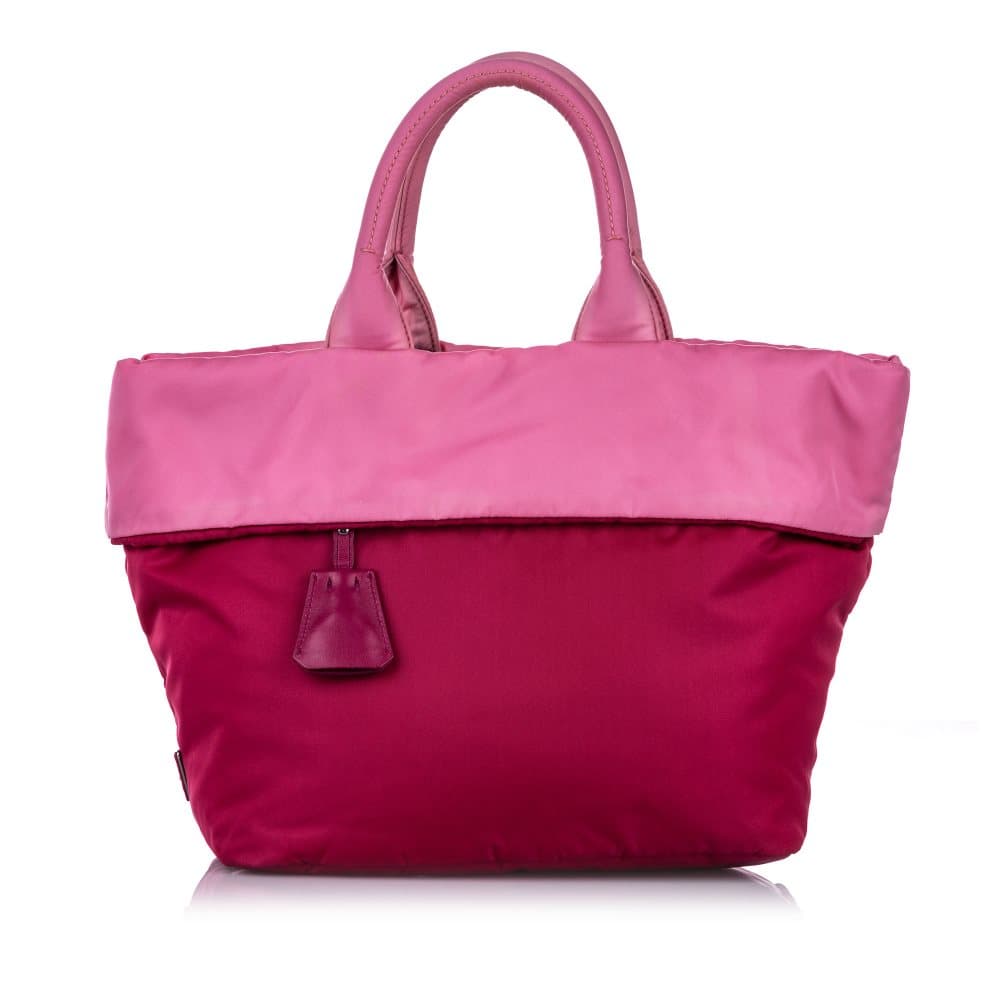 Prada Tessuto Satchel Pink