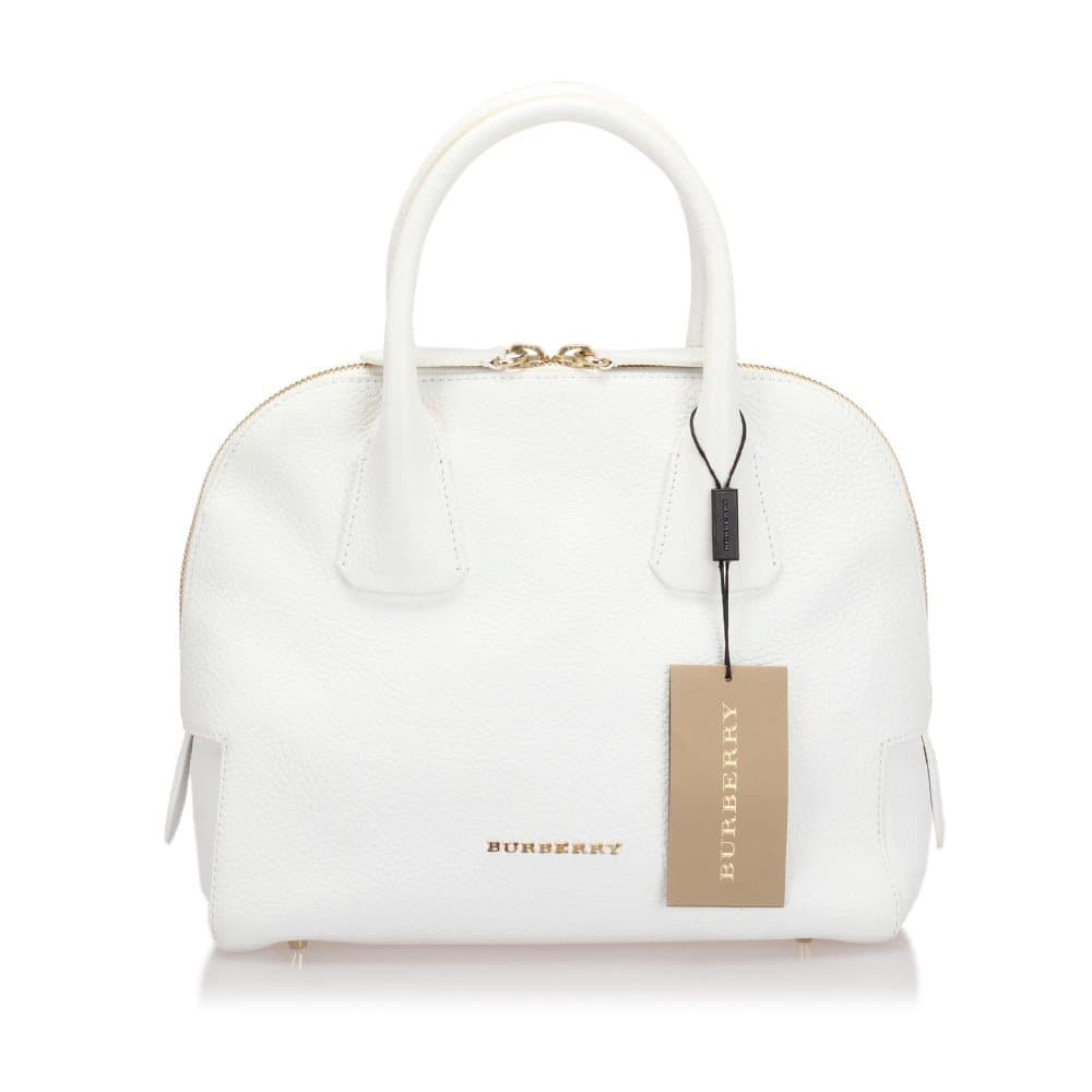 Burberry Leather Handbag White