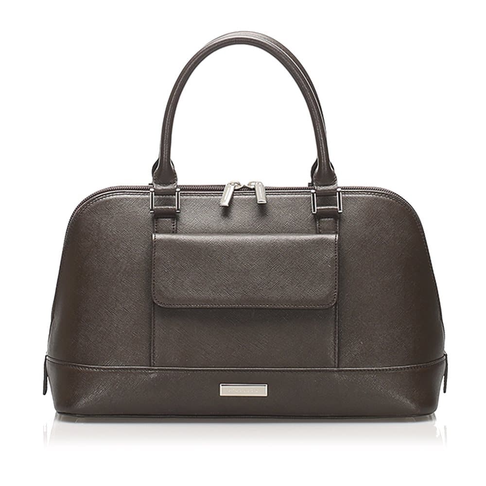 Burberry Leather Handbag Brown
