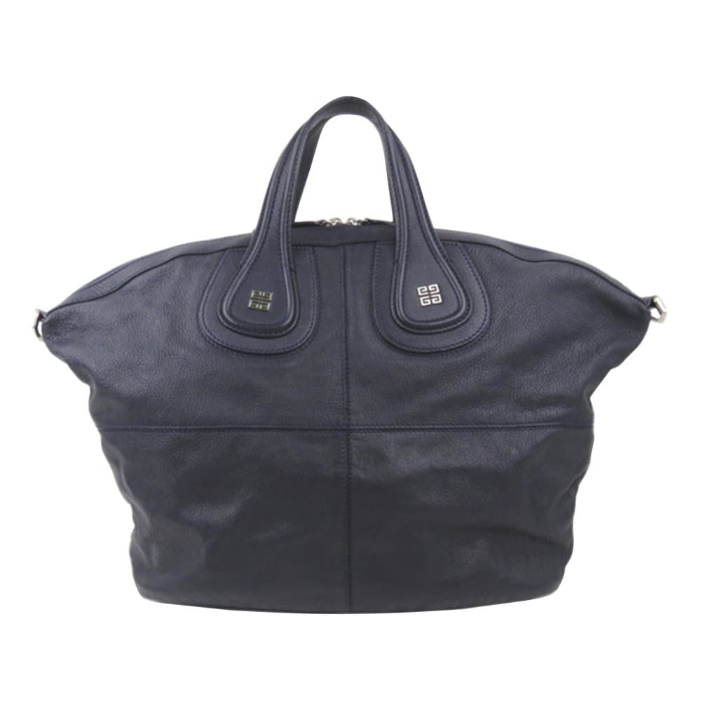 Givenchy Nightingale Leather Satchel Blue