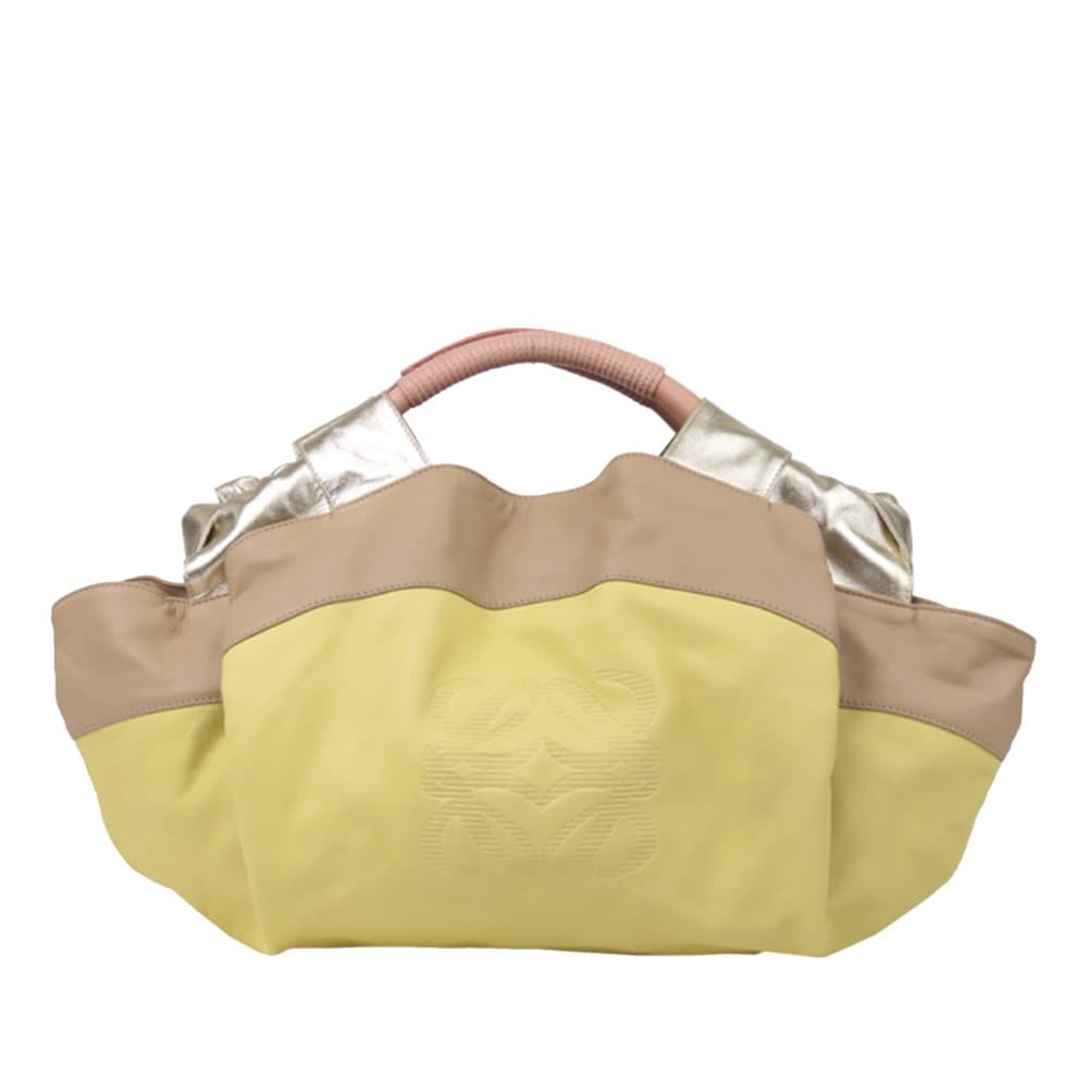 Loewe Nappa Aire Handbag Yellow