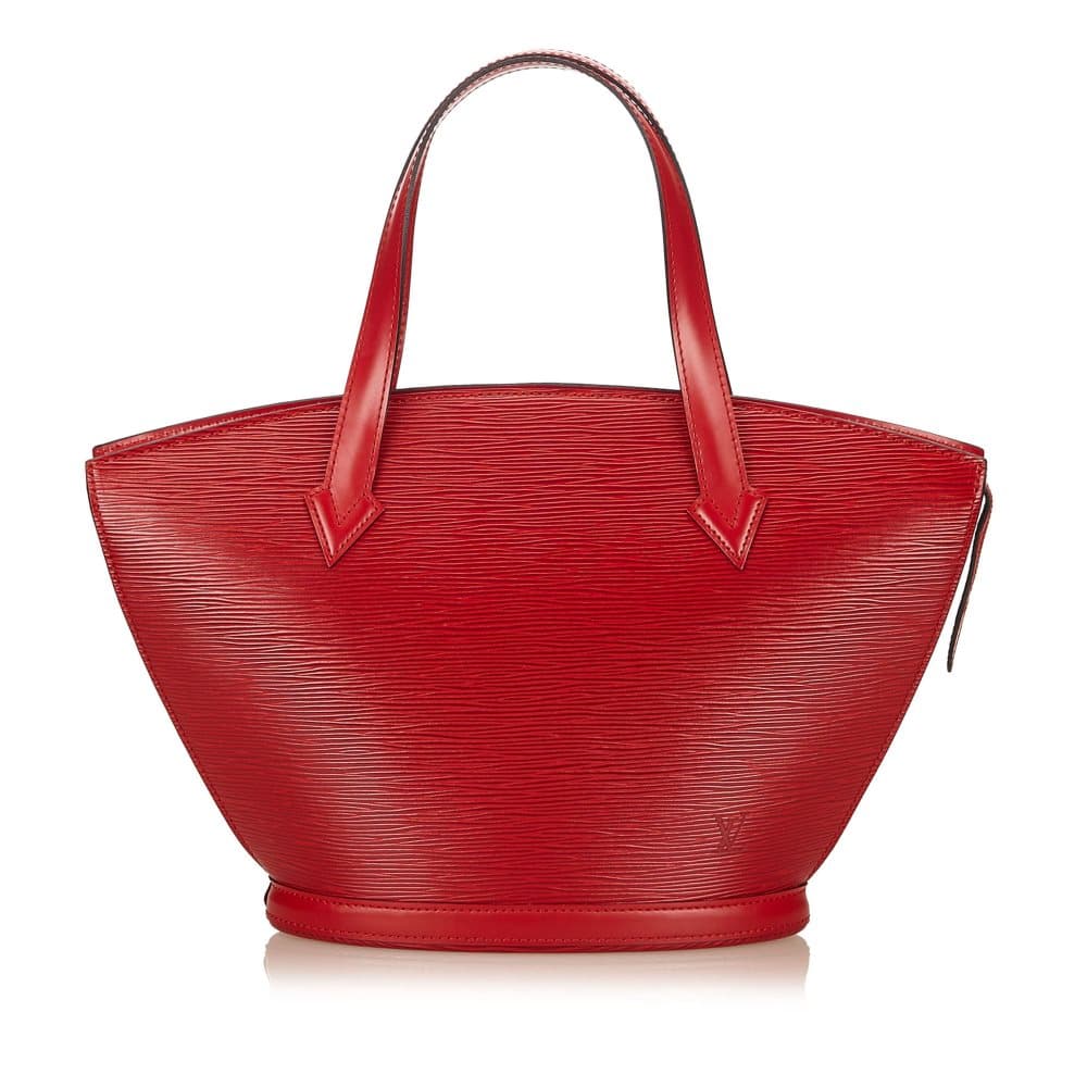 Pre-owned Louis Vuitton Epi Saint Jacques PM Short Strap Red